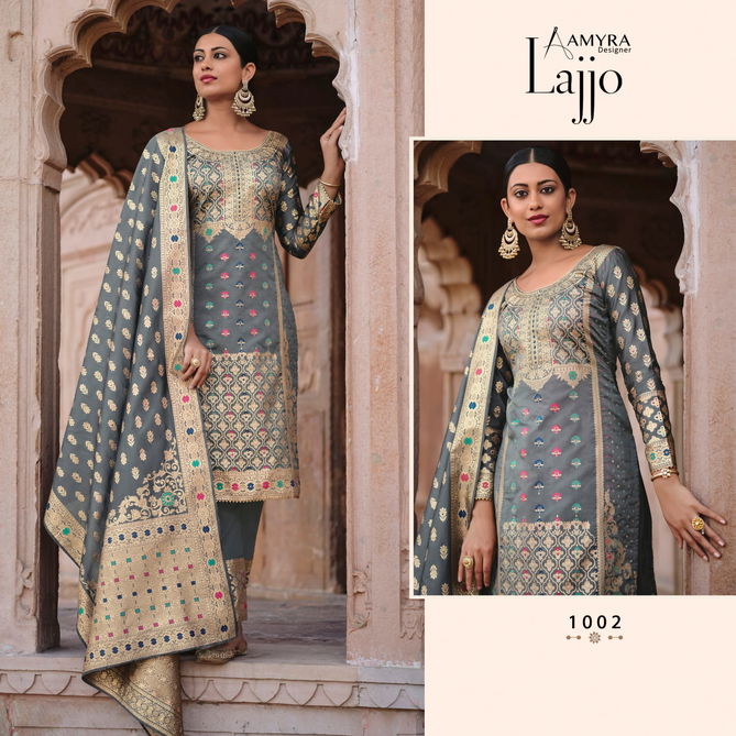 Amyra Lajjao Heavy Designer Wholesale Wedding Salwar Suits